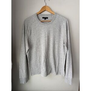 Banana Republic Mens Gray Long Sleeve Raglan Thermal Knit Shirt Size‎ Large